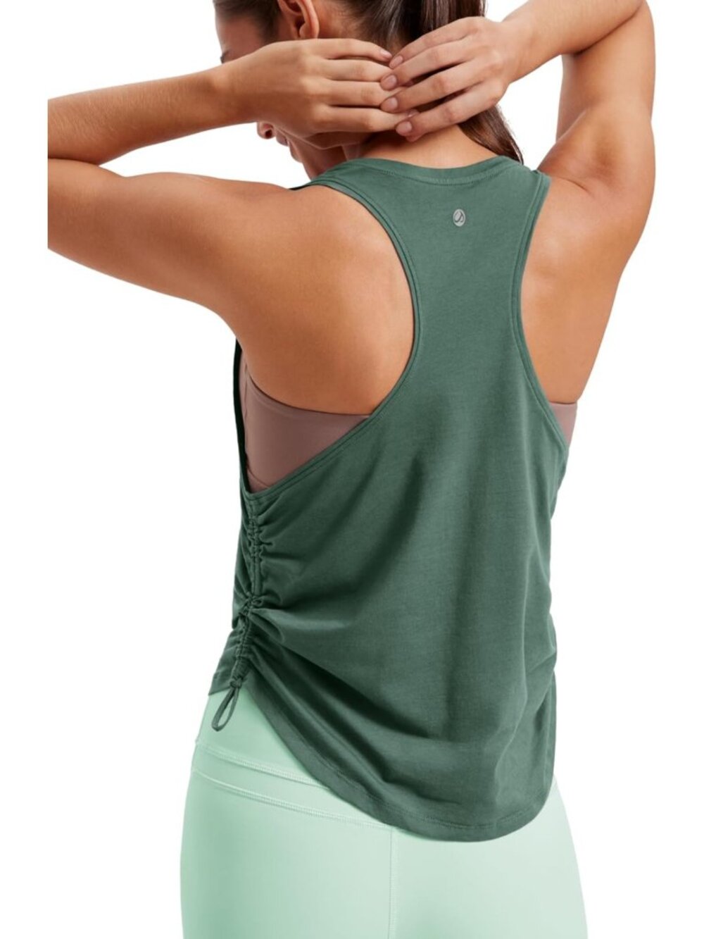 Soft Pima Cotton Ruched Tank Top | Comfortable & Stylish Activewear Top